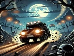 Jwèt Racing Car Destroying Zombie sou entènèt