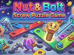 Jwèt Nut & Bolt Screw Puzzle Game sou entènèt