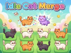 Jwèt Idlle Cat Merge sou entènèt