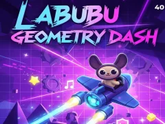 Jwèt Labubu Geometry Dash sou entènèt