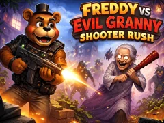 Jwèt Freddy vs Evil Granny Shooter Rush sou entènèt