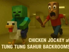 Jwèt Chicken Jockey at Tung Tung Sahur Backrooms sou entènèt