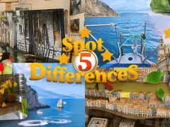 Jwèt Spot 5 Differences Camping sou entènèt