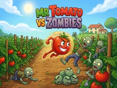 Jwèt Mr Tomato VS Zombies sou entènèt