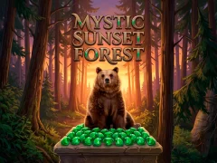 Jwèt Mystic sunset forest sou entènèt