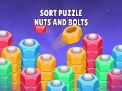 Jwèt Sort Puzzle Nuts and Bolts sou entènèt