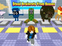 Jwèt Steal Brainrots From Bosses sou entènèt