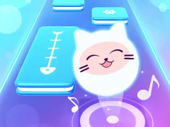 Jwèt Music Cat! Piano Tiles Game 3D sou entènèt