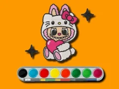 Jwèt Labubu Coloring Adventure sou entènèt