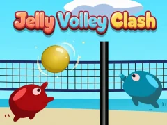 Jwèt Jelly Volley Clash sou entènèt