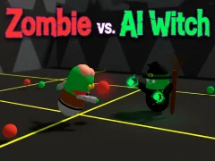 Jwèt Zombie vs. AI Witch sou entènèt