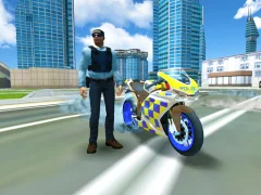 Jwèt Police Motorbike Traffic Rider sou entènèt
