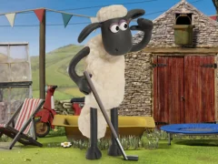 Jwèt Shaun The Sheep Baahmy Golf sou entènèt