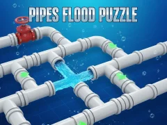 Jwèt Pipes Flood Puzzle sou entènèt