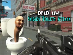 Jwèt Dead Aim: Skibidi Toilets Attack sou entènèt