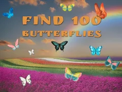 Jwèt Find 100 butterflies sou entènèt