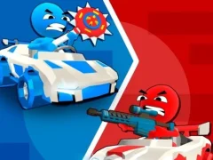 Jwèt Stickman battle 1-4 Players sou entènèt