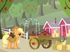 Jwèt My Little Pony Applejack's Apple Harvest sou entènèt