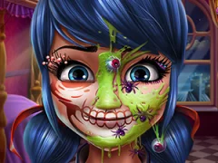 Jwèt Dotted Girl Halloween Makeup sou entènèt