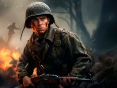 Jwèt World War 2 Shooter sou entènèt