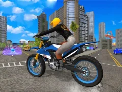 Jwèt City Bike Stunt Racing sou entènèt