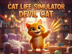 Jwèt Cat Life Simulator: Devil Cat sou entènèt
