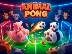 Jwèt Animal Paws Pong sou entènèt