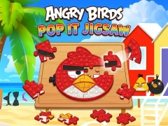 Jwèt Angry Birds Pop It Jigsaw sou entènèt