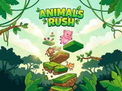 Jwèt Animals Rush sou entènèt