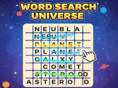 Jwèt Word Search: Universe sou entènèt