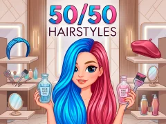 Jwèt 50/50 Hairstyles sou entènèt