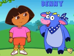 Jwèt Dora's Meet My Friends sou entènèt