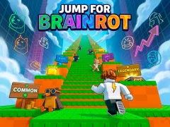 Jwèt Jump for Brainrot sou entènèt