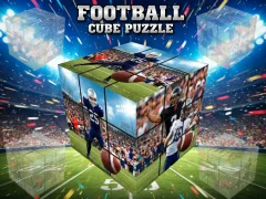 Jwèt Football Cube Puzzle sou entènèt