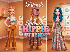 Jwèt Friends Hippie Trends sou entènèt