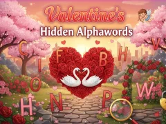 Jwèt Valentine's Hidden Alphawords sou entènèt