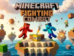 Jwèt Minecrafts Fighting Combat sou entènèt