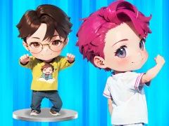 Jwèt BTS Chibi Claw Machine sou entènèt
