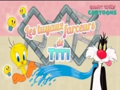 Jwèt Looney Tunes Cartoons Les tuyaux farceurs de Titi sou entènèt