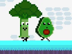 Jwèt Cat Chef vs Fruits - 2 Player sou entènèt