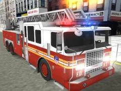 Jwèt Real Truck Fire Drive Sim sou entènèt