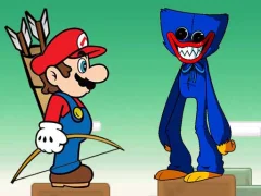 Jwèt Mario vs Huggy Wuggy sou entènèt