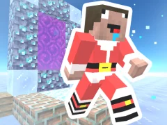 Jwèt Noob Steve Christmas sou entènèt