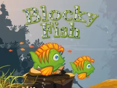 Jwèt Blocky Fish sou entènèt