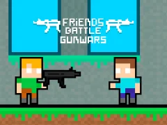 Jwèt Friends Battle Gunwars sou entènèt