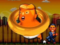Jwèt Tappy Flappy Trump sou entènèt