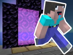 Jwèt Noob Steve Parkour sou entènèt