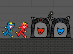 Jwèt Red and Blue Stickman Huggy 2 sou entènèt