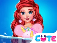 Jwèt Princess Turned Into Mermaid sou entènèt