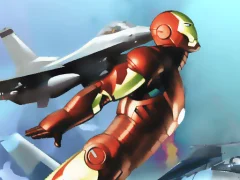 Jwèt Iron Man Plane War sou entènèt